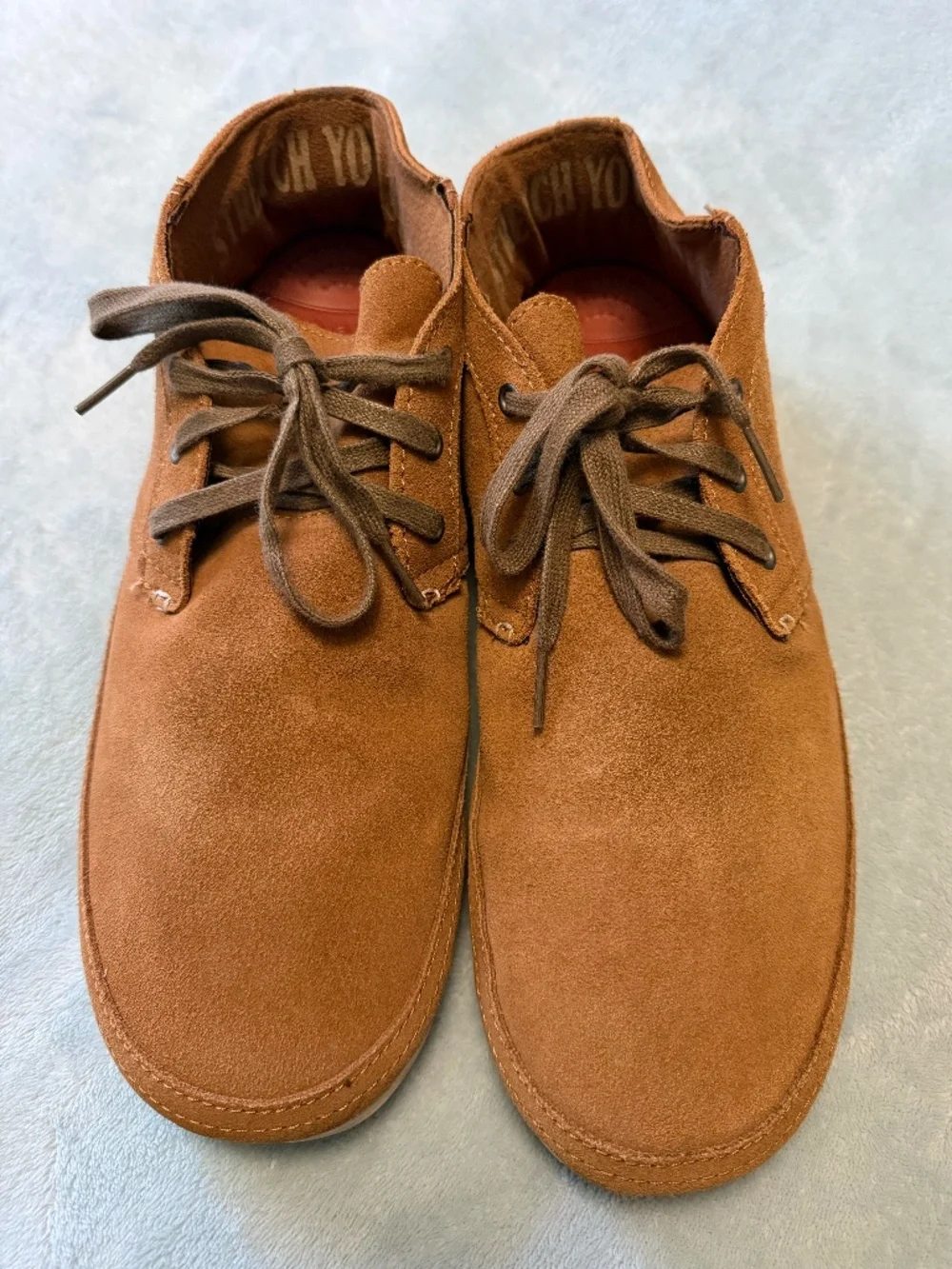 Crocs Men's Suede Leather Desert Chukka Boots Stretch Sole Comfort Size 13